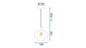 Lampa APP1121-1CP Transparent