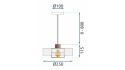 Lampa APP1250-1W Gold