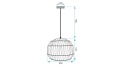 Lampa APP1291-1CP Beige