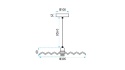 Lampa APP1353-1CP Black 30cm