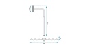 Lampa APP1355-1W Black 30cm