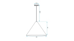Lampa APP1442-1CP Wood