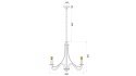 Lampa APP648-8CP Black