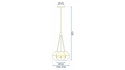 Lampa APP687-3CP Black