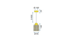 Lampa APP727-1CP Chrome