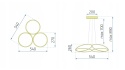 Lampa APP795-CP Flat Chrome