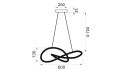 Lampa APP815-CP Node Gold