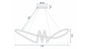 Lampa APP823-CP Long Black