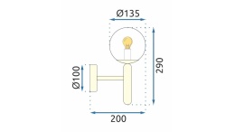 Lampa APP894-1W