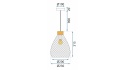 Lampa APP897-1CP Black