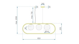 Lampa APP915-3CP