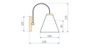 Lampa APP932-1W Forest Black