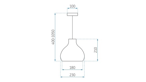 Lampa APP984-1CP Small