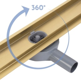 Odpływ liniowy REA NEOX PRO złoty L700