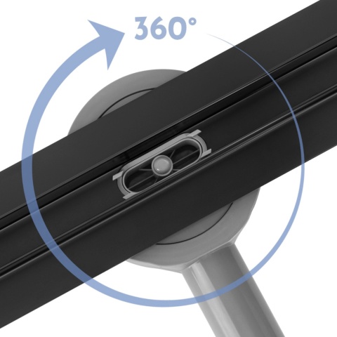 Odpływ liniowy REA NEOX SLIM PRO czarny L1000