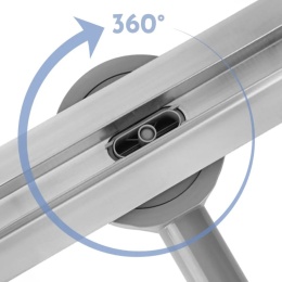 Odpływ liniowy REA NEOX SLIM PRO stal szczotkowana L500