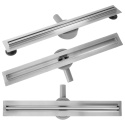 Odpływ liniowy REA NEOX SLIM PRO stal szczotkowana L700