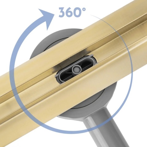 Odpływ liniowy REA NEOX SLIM PRO złoty L600