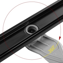 Odpływ liniowy REA NEOX SUPERFLOW czarny L600
