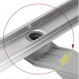 Odpływ liniowy REA NEOX SUPERFLOW stal szczotkowana L900