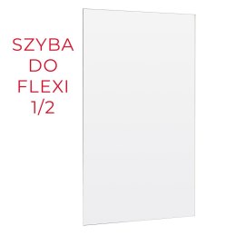 ŚCIANKA PRYSZNICOWA FLEXI 70 cm TRANSPARENT 1/2