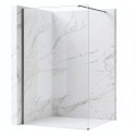 ŚCIANKA PRYSZNICOWA FLEXI 70 cm TRANSPARENT 1/2
