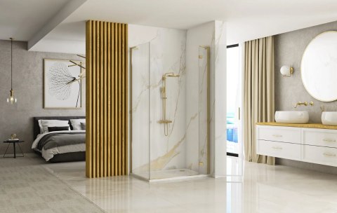 ŚCIANKA PRYSZNICOWA HUGO BRUSH GOLD 90