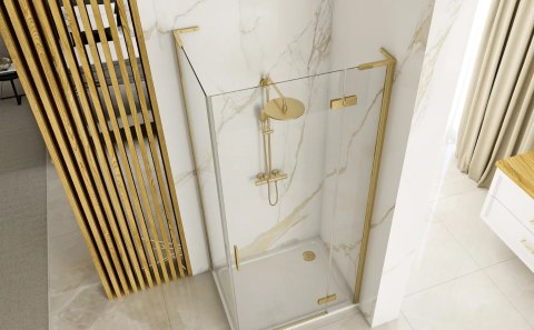 ŚCIANKA PRYSZNICOWA HUGO BRUSH GOLD 90