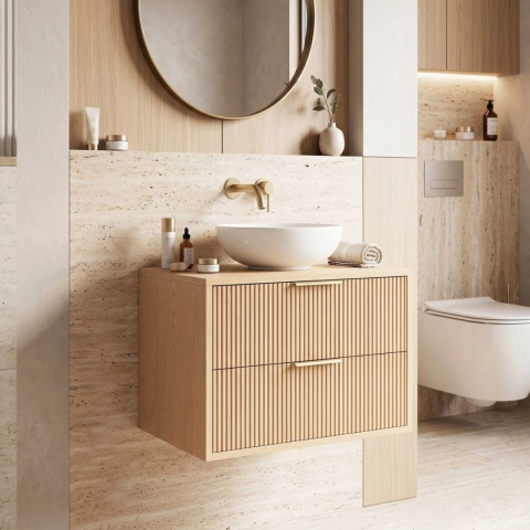 Szafka łazienkowa beige REA MONO 60 cm