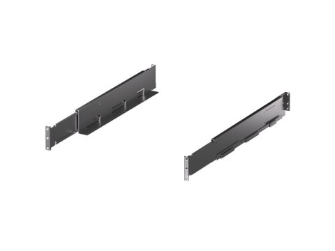 Stalowe szyny montażowe do szaf rack 19", przeznaczone do UPS i EBP. Zapewniają stabilny montaż, wysoką nośność oraz możliwość w