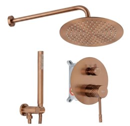 ZESTAW NATRY PODTY LUNGO DIAMOND MIEDŹ SZCZO + BOX