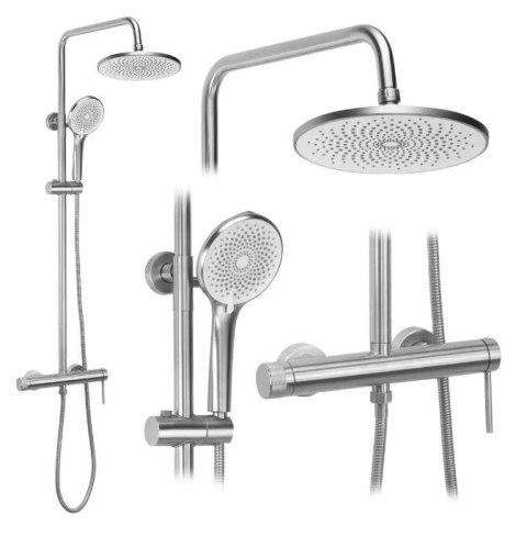 ZESTAW NATRYSKOWY JS-H7023N FOSS CLIF NIKIEL SZCZO