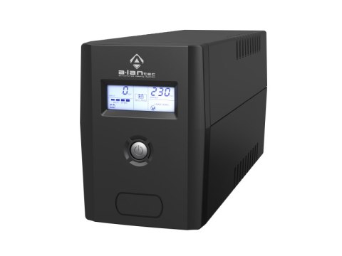 Zasilacz awaryjny UPS 800VA/480W, 220V/50Hz, obudowa Tower, LCD, 2×CEE 7/3, USB, akumulator VRLA 1×9Ah, kabel USB A-B 1.2 m, kab