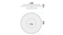 Lampa APP1459 White 40cm