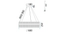 Lampa APP1516-CP60 Chrom