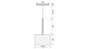 Lampa APP1698-1CP A Amber