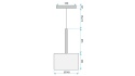 Lampa APP1701-1CP A Grey