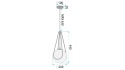 Lampa APP1793-1CP 20cm Gold