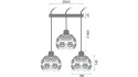 Lampa APP209-3CPR Black