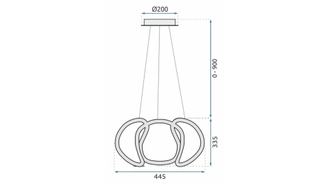 Lampa APP385-CP Chrome