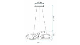 Lampa APP396-CP White