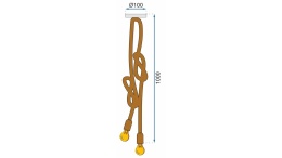 Lampa Boho lina APP419-2CP