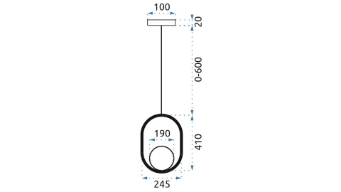 Lampa APP473-1CP Gold