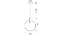 Lampa APP485-1CP Gold