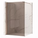ŚCIANKA PRYSZNICOWA FLEXI 90 cm BROWN 1/2