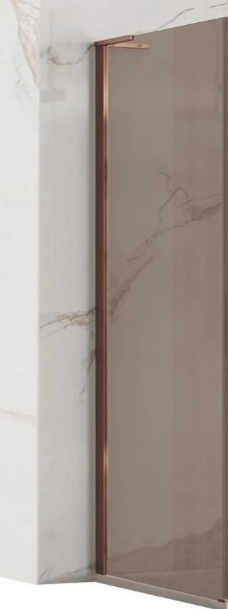 ŚCIANKA PRYSZNICOWA HUGO BROWN/BRUSH COPPER 80