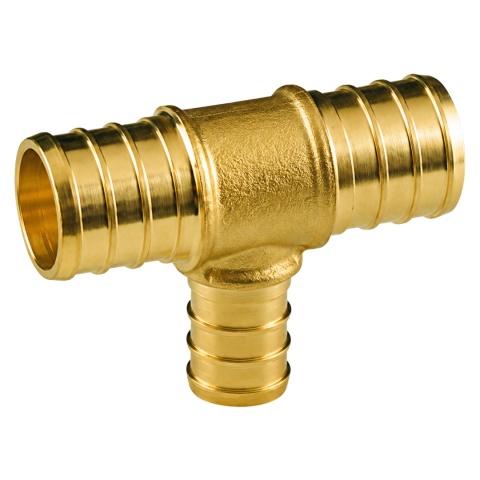 Trójnik redukcyjny systemu GIACOQEST dla rur PEX-b 3/4” x 1/2” x 3/4” (15 szt. w opakowaniu)