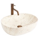 Umywalka nablatowa REA AMELIA 48 TRAVERTINE CLASSIC