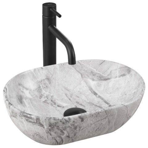 Umywalka nablatowa REA AMELIA MINI 38 STONE MATT