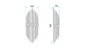 Lampa APP1760-1W Black/Grey
